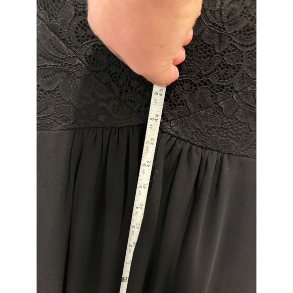 Miusol Women's black Formal Floral Lace Evening Party Maxi Dress size Medium - Picture 10 of 10